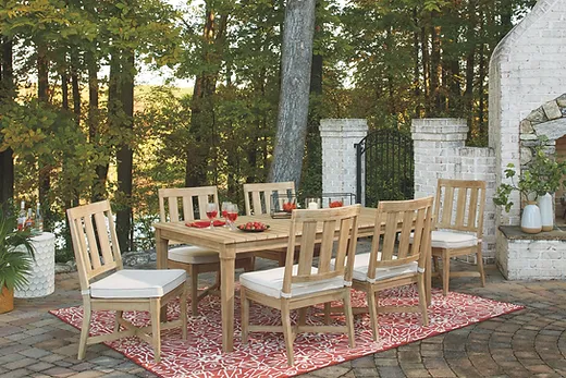 Clare View Outdoor Dining Table And 6 Chairs: Elevate Your Outdoor Dining Experience