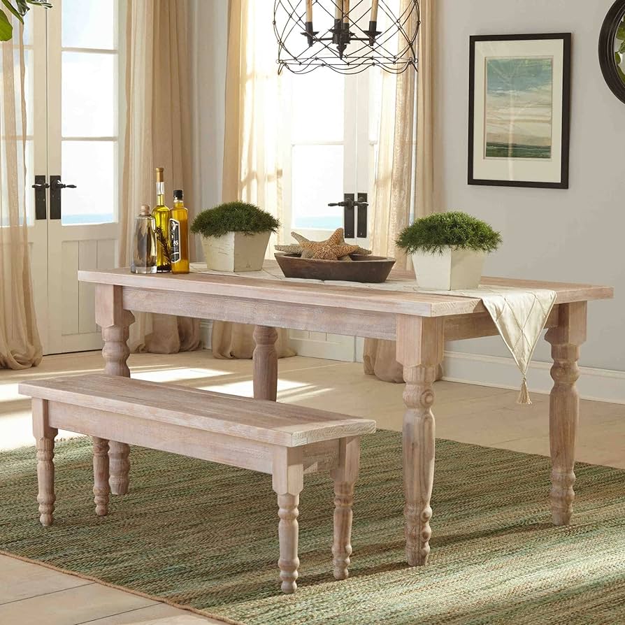 Explore the Elegance of Grain Wood Furniture Valerie 63 Inch Solid Wood Dining Table