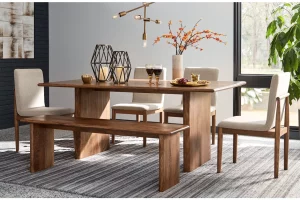 Isanti Dining Table And 4 Chairs Set