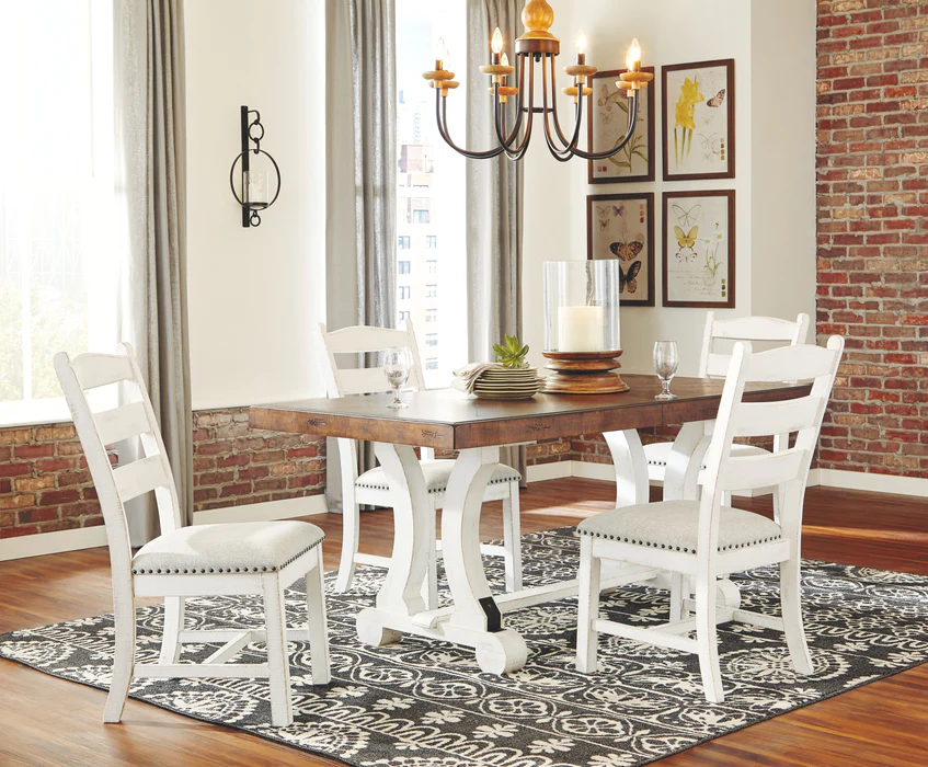 Valebeck Dining Table And 8 Chairs Set: Elevate Your Dining Experience