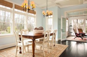 What Color Dining Table With Dark Wood Floors