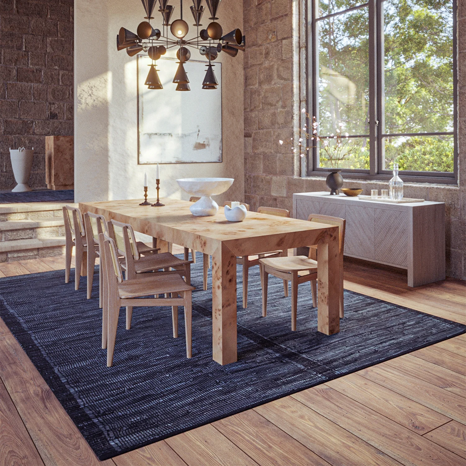 What Size Rug For 84 Inch Dining Table: Finding the Perfect Fit